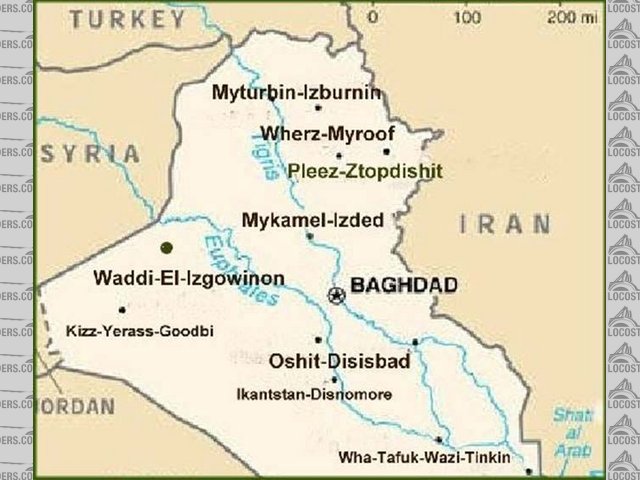 Map of Iraq